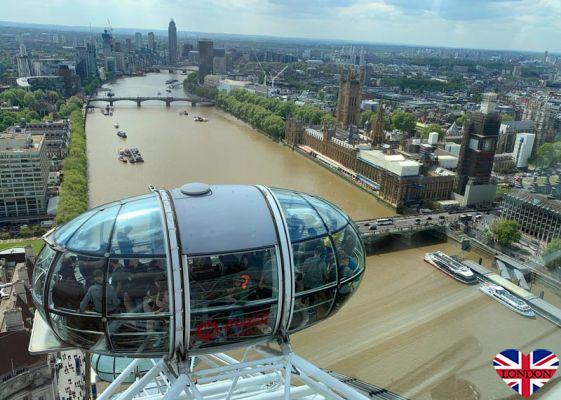 London Eye: a panoramic view of London - London tips