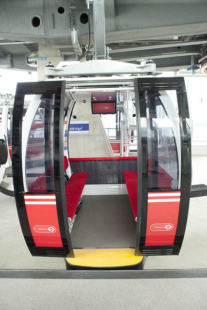 Fly over the Thames with the Emirates Air Line Cable Car