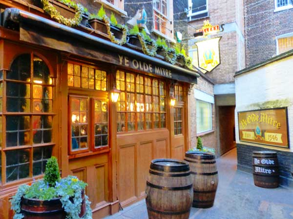 Ye Olde Miter: a hidden historic pub in Holborn