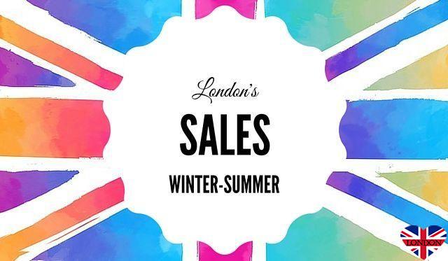 Winter and summer sales dates in London