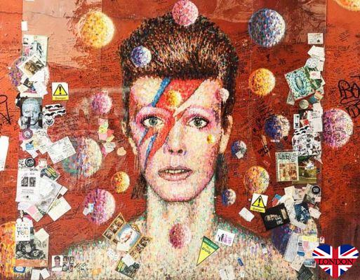 Following in the footsteps of David Bowie in London 