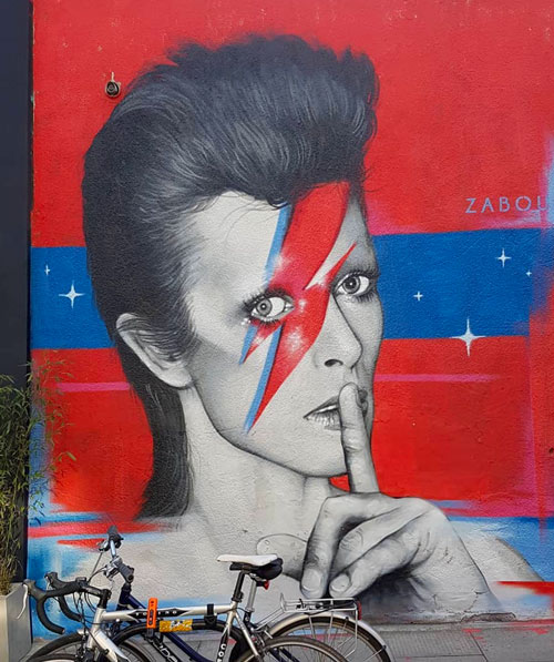 Following in the footsteps of David Bowie in London 