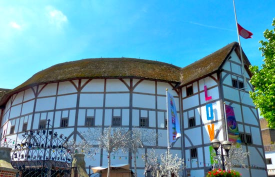 Shakespeare's Globe an Elizabethan theater in Southwark