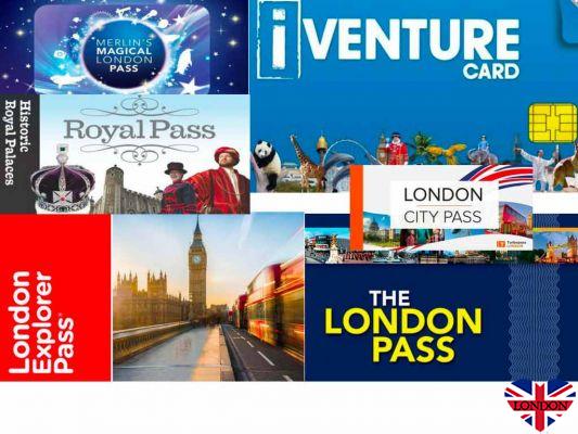 Which tourist pass to visit London? Comparative